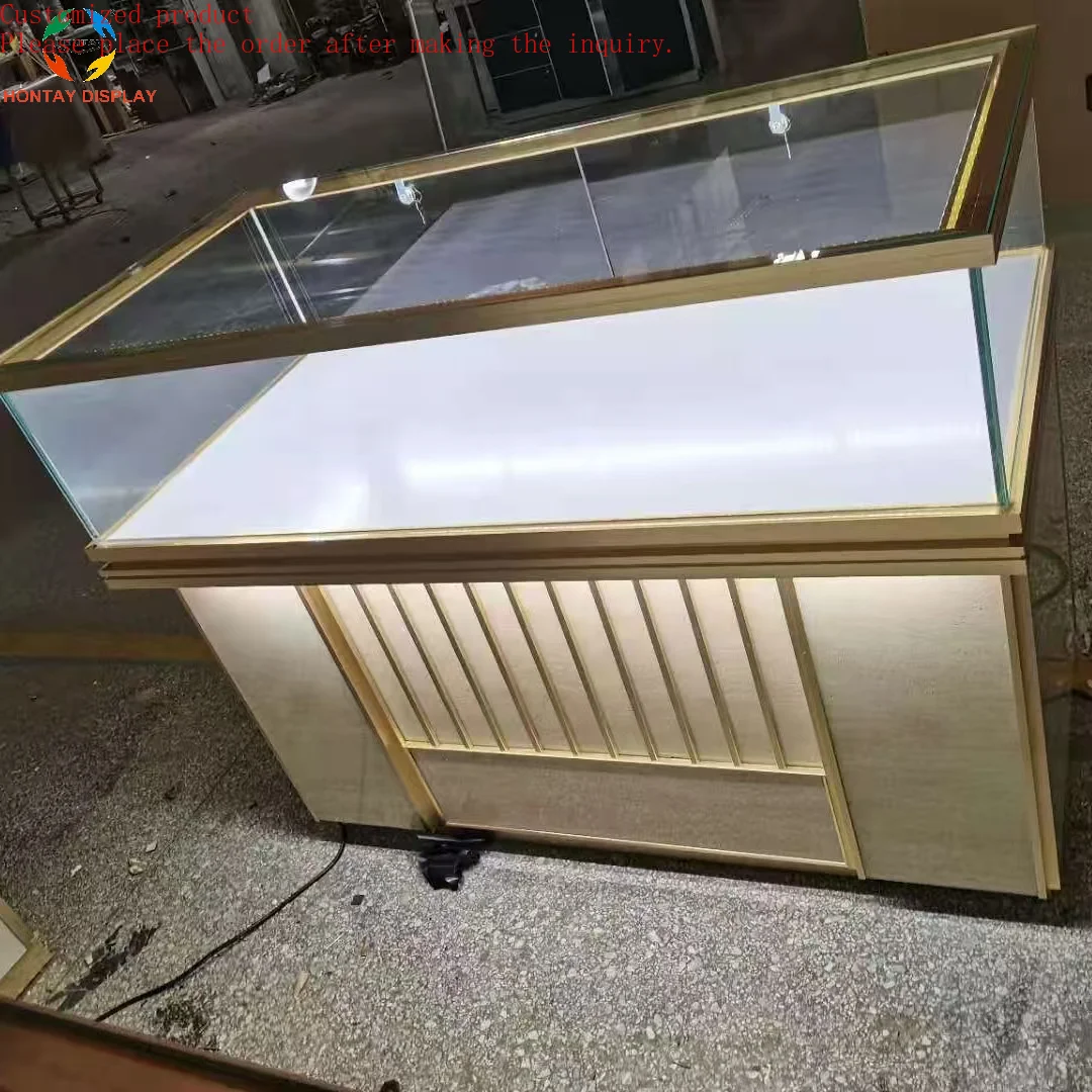 Custom.Tino Yellow Strong Aluminum Metal Lockable Storage Jewelry Showcase Table Shopping Mall Design Jewelry Cabinet
Custom.Tino Yellow Strong Aluminum Metal Lockable Storage Jewelry Showcase Table Shopping Mall Design Jewelry Cabinet