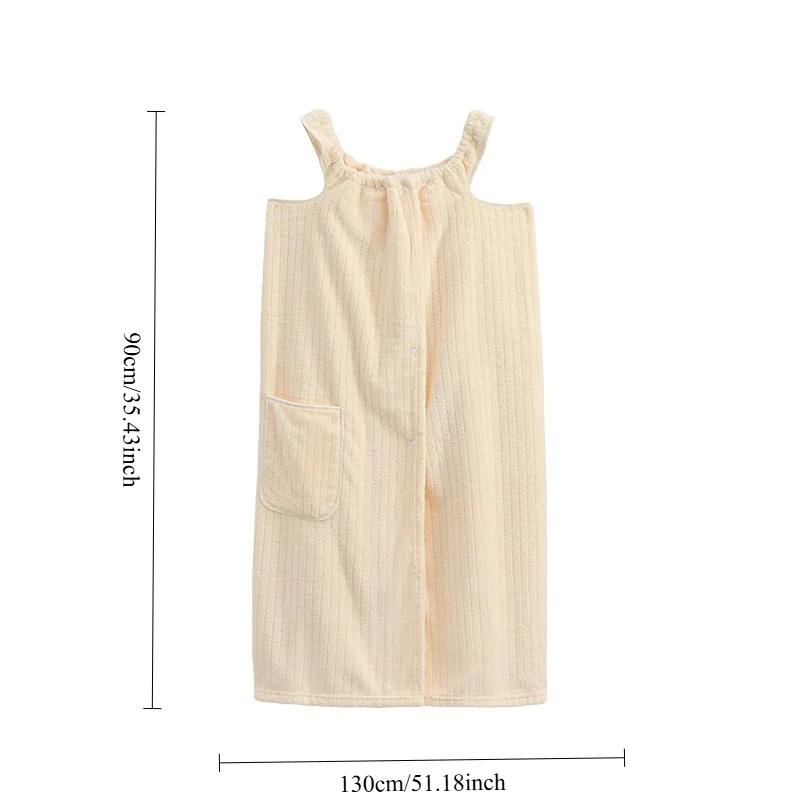 Striped Wearable Bathrobe Dress for Women Absorbent Fast Drying Oversized Towel Wrap Cozy Home Use
Striped Wearable Bathrobe Dress for Women Absorbent Fast Drying Oversized Towel Wrap Cozy Home Use