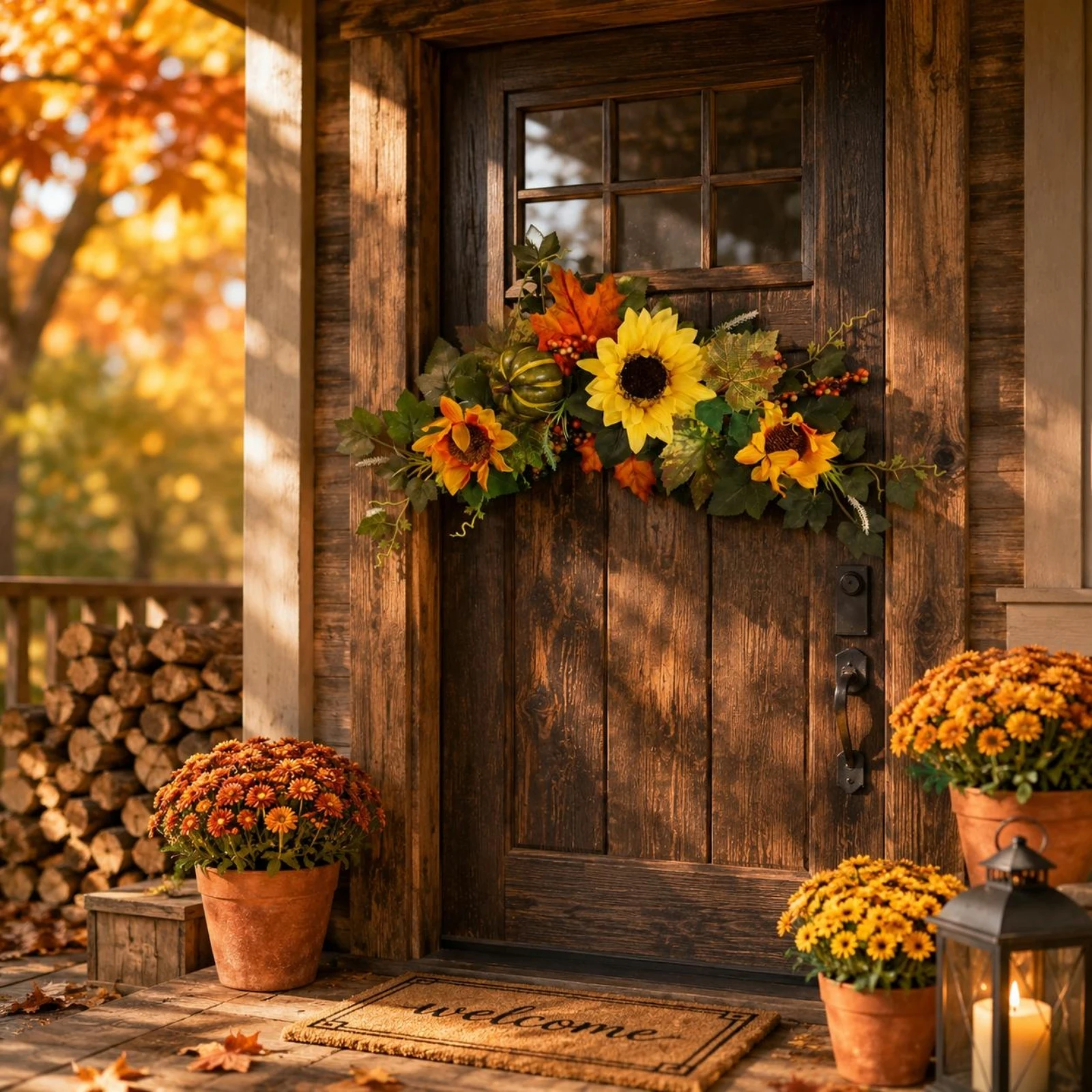Autumn Garland Artificial Fall Garland Pumpkin Wall Hanging Wire Frame Seasonal Decoration Rustic Style
Autumn Garland Artificial Fall Garland Pumpkin Wall Hanging Wire Frame Seasonal Decoration Rustic Style