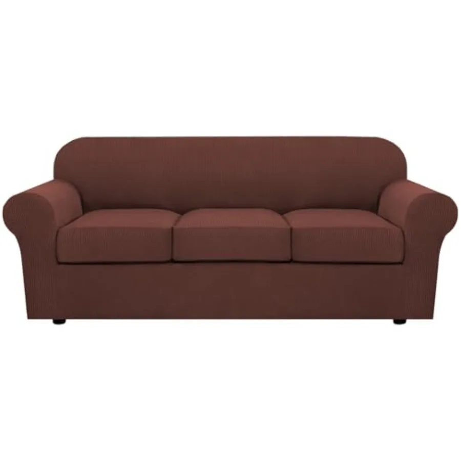 Комплект из 4 эластичных чехлов для 3-местного дивана, чехлы для мебели в гостиную, улучшенные универсальные чехлы-накидки
Комплект из 4 эластичных чехлов для 3-местного дивана, чехлы для мебели в гостиную, улучшенные универсальные чехлы-накидки