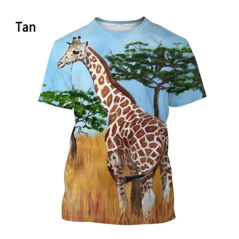 Funny Africa Giraffe Graphic T Shirt for Men Kids Tee Shirts Cute 3D Printing Tee Animal Cartoon Tops Crew Neck Men's Clothing
Funny Africa Giraffe Graphic T Shirt for Men Kids Tee Shirts Cute 3D Printing Tee Animal Cartoon Tops Crew Neck Men's Clothing