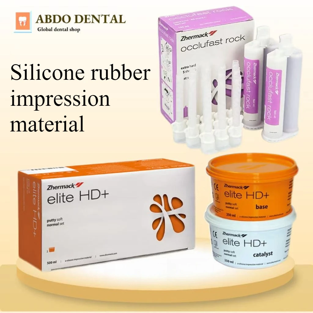 Zhermack Dental Impression Material Artificial Gum Duplicaton Silicone Bite Registration Light Body Heavy Body HD Putty Soft
Zhermack Dental Impression Material Artificial Gum Duplicaton Silicone Bite Registration Light Body Heavy Body HD Putty Soft