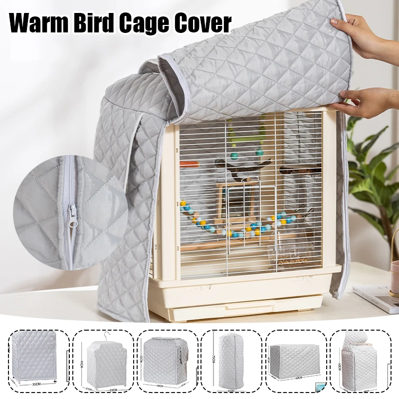 Winter Warm Bird Cage Cover Cotton Quilted Cage Cover Canopy Rain Proof Protective Parrot Cage Accessories
Winter Warm Bird Cage Cover Cotton Quilted Cage Cover Canopy Rain Proof Protective Parrot Cage Accessories