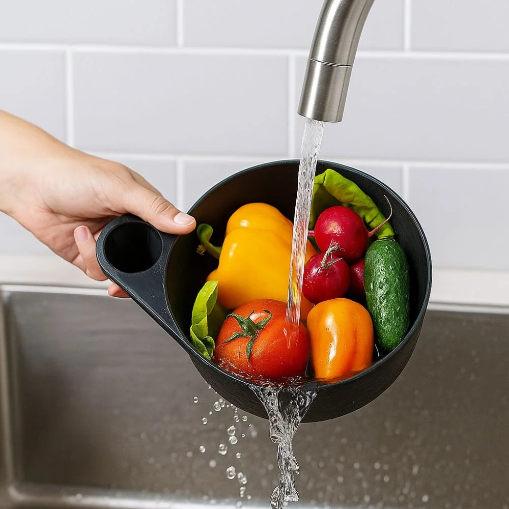 Portable Automatic Fruit Washer Quick Prep Plastic Food Washing Spinner Automatic Cleaning Drain Strainer Basket
Portable Automatic Fruit Washer Quick Prep Plastic Food Washing Spinner Automatic Cleaning Drain Strainer Basket