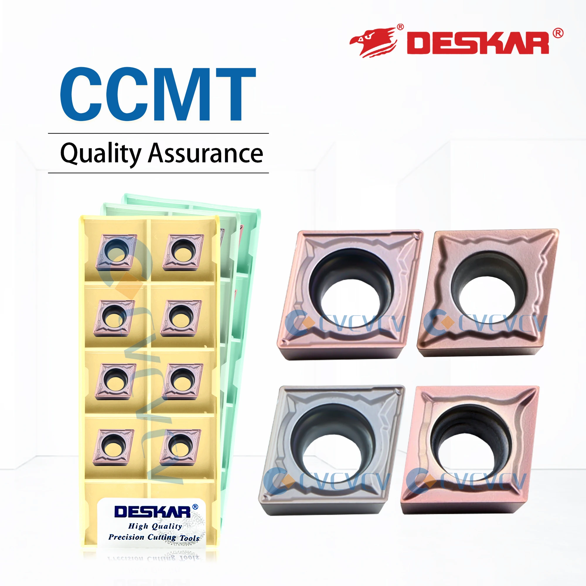 DESKAR Numerical Control 100% original CNC lathe CCMT series Cutting Tools Used For Processing Stainles Steel Rhombus Blade Tool
DESKAR Numerical Control 100% original CNC lathe CCMT series Cutting Tools Used For Processing Stainles Steel Rhombus Blade Tool