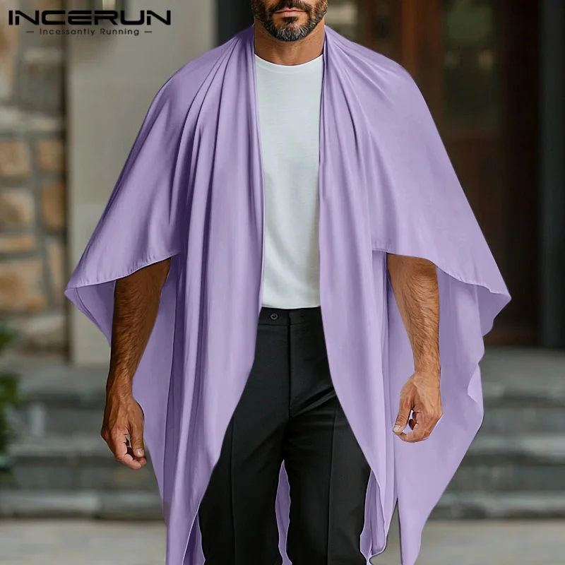 Men Shirt Solid Color Oversize Open Stitch Casual Male Cardigan Outerwear Streetwear 2025 Fashion Irregular Shirts S-5XL INCERUN
Men Shirt Solid Color Oversize Open Stitch Casual Male Cardigan Outerwear Streetwear 2025 Fashion Irregular Shirts S-5XL INCERUN