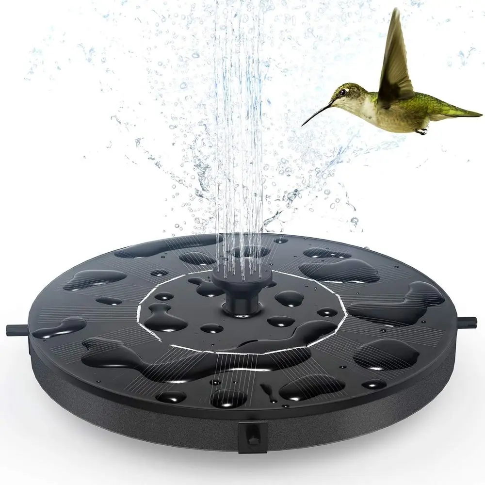 Floating Powered Water Fountain Pump for Bird Bath, Garden, Pond, Pool, Outdoor (1W)
Floating Powered Water Fountain Pump for Bird Bath, Garden, Pond, Pool, Outdoor (1W)
