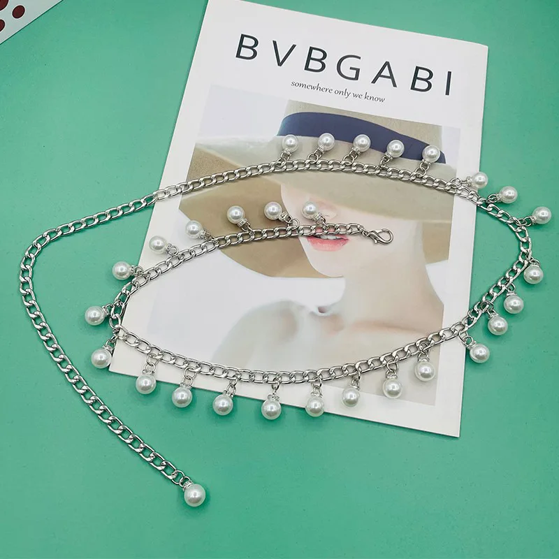 Pearl Waist Chain Ladies Sweet Decorative Tassel Belt Dress Accessories Simple Style Pearl Hanging Sue Waist Chain Accessories
Pearl Waist Chain Ladies Sweet Decorative Tassel Belt Dress Accessories Simple Style Pearl Hanging Sue Waist Chain Accessories