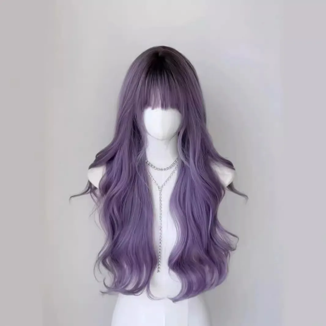 Koni Synthetic Long Wavy Purple Cosplay Wig for Women Violet Full Head Wig Big Loose Curl Costume Party Fashion Anime Hair
Koni Synthetic Long Wavy Purple Cosplay Wig for Women Violet Full Head Wig Big Loose Curl Costume Party Fashion Anime Hair