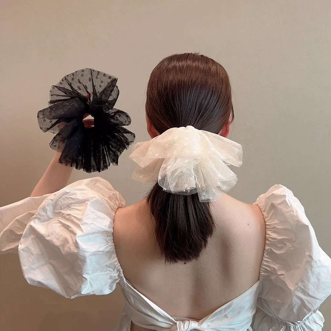 Big Sale Sweet French Hair Ring Mesh Wave Nodding Flower Extra Large Lace Fairy Hair Rope Hairband Hair Accessories for Woman
Big Sale Sweet French Hair Ring Mesh Wave Nodding Flower Extra Large Lace Fairy Hair Rope Hairband Hair Accessories for Woman