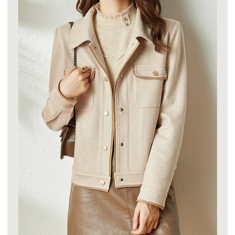Deerskin Velvet Short Coat Women's Small Spring 2022 Early Spring New Casual Lapel Top Women's Jacket
Deerskin Velvet Short Coat Women's Small Spring 2022 Early Spring New Casual Lapel Top Women's Jacket