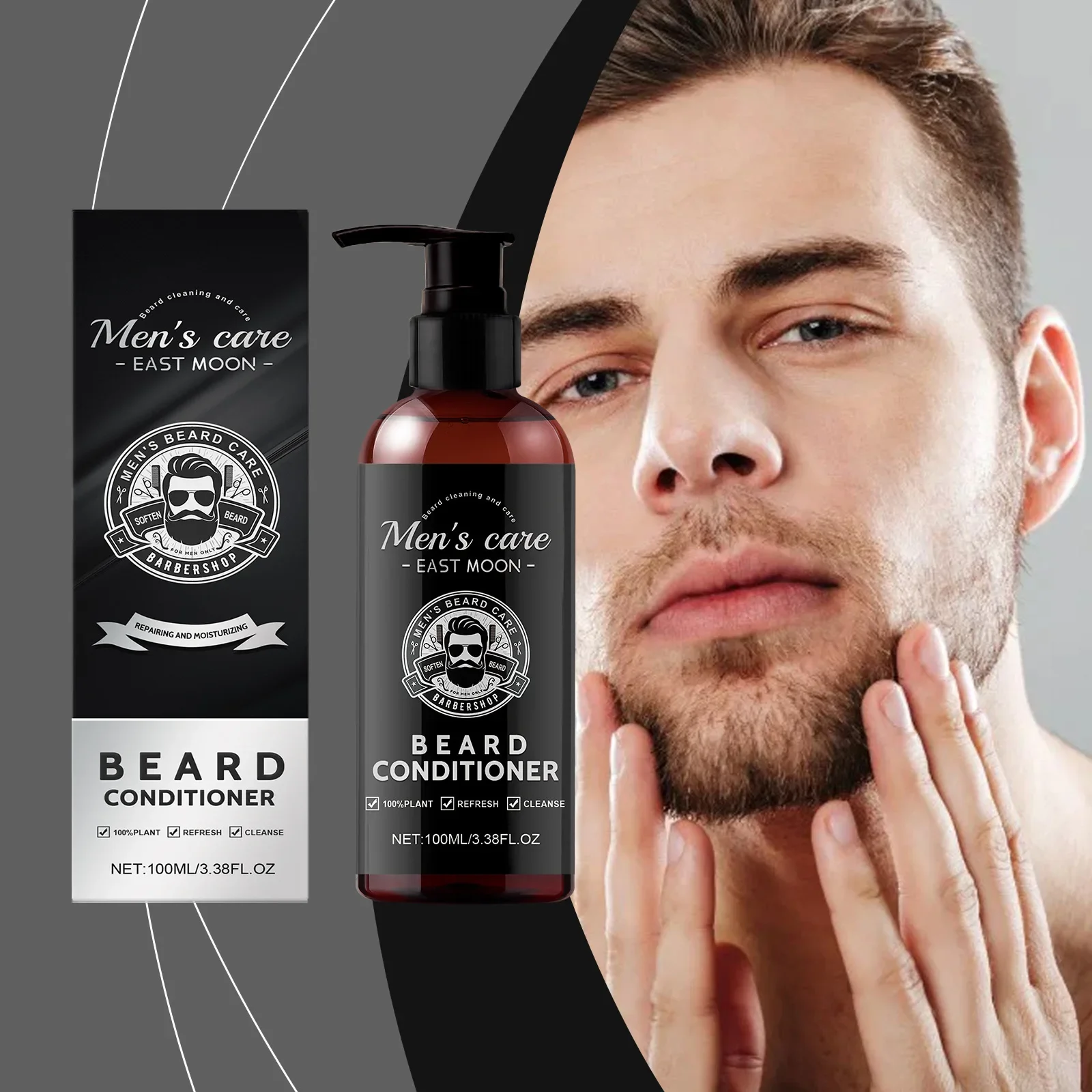 EAST MOON Beard Conditioner Men's Beard Nourishing Moisturizing Repair Frizzy Strong Beard Conditioner Smooth and Brightening
EAST MOON Beard Conditioner Men's Beard Nourishing Moisturizing Repair Frizzy Strong Beard Conditioner Smooth and Brightening
