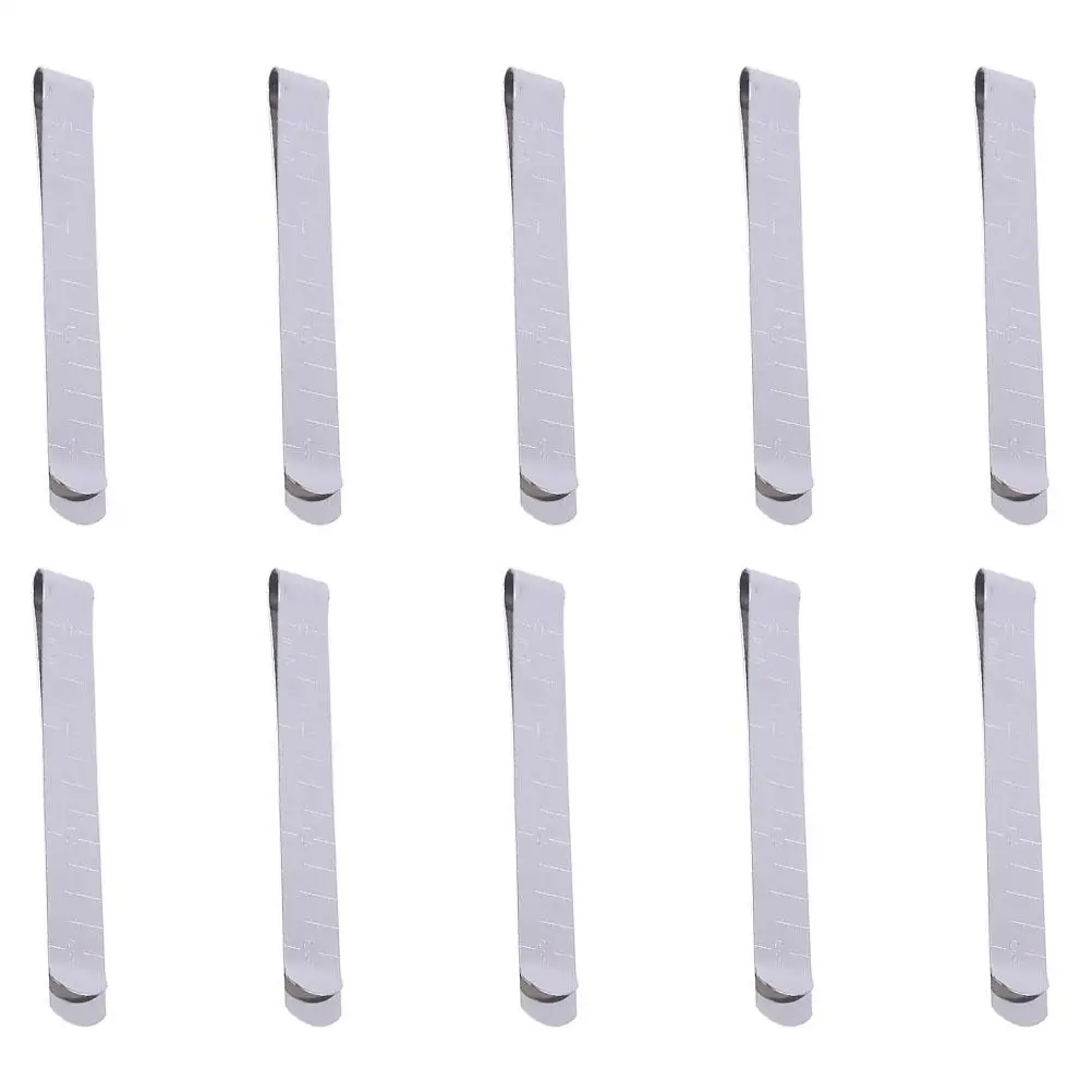 10 Pcs Clips Sewing Ruler Mini Garment Supplies Template Metal Sewing Clips Measurement Tools Practical Easy Use
10 Pcs Clips Sewing Ruler Mini Garment Supplies Template Metal Sewing Clips Measurement Tools Practical Easy Use