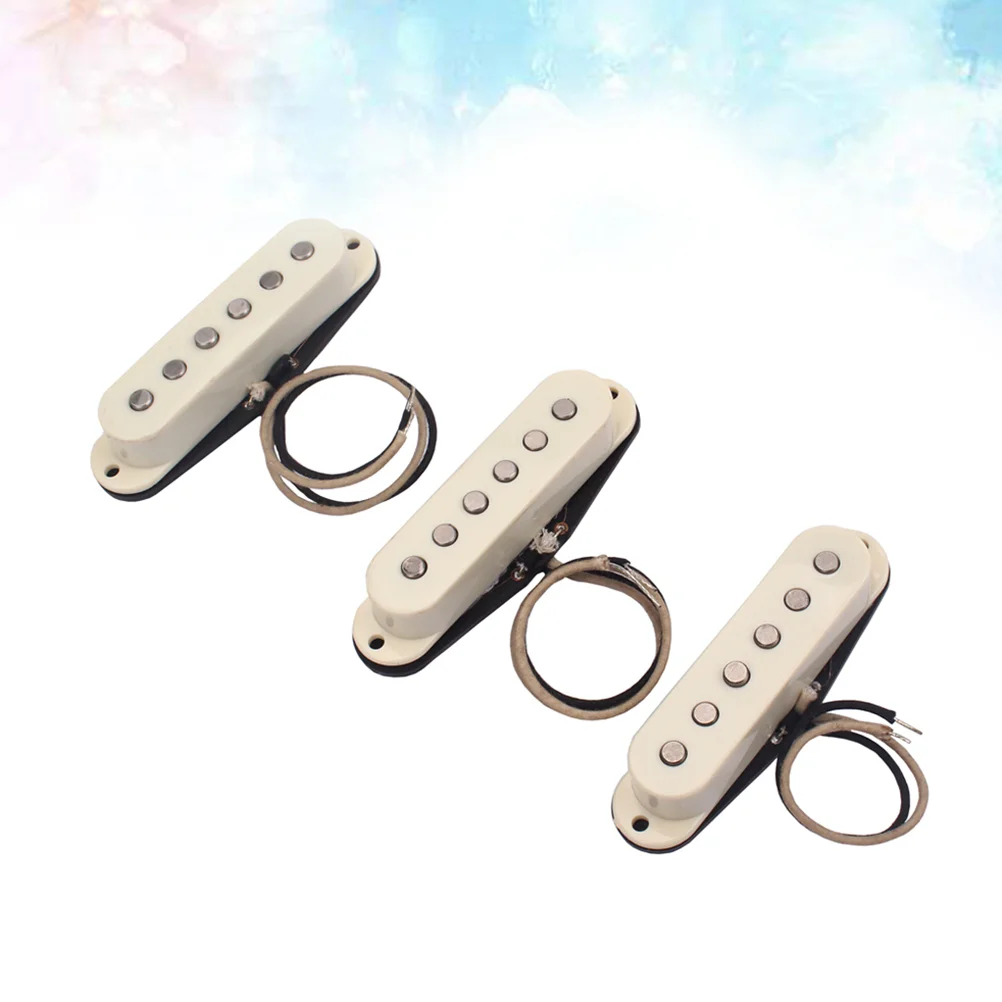 Vintage V Single Coil Pickups 5 Neck Middle Bridge Set for ST Style Electric Guitar Replacement ABS Plastic
Vintage V Single Coil Pickups 5 Neck Middle Bridge Set for ST Style Electric Guitar Replacement ABS Plastic