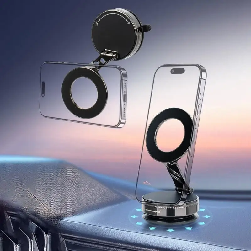 Foldable Car Phone Bracket Stand 360 Degree Rotation Adjustable with Double Suction Technology for Easy Viewing F19E
Foldable Car Phone Bracket Stand 360 Degree Rotation Adjustable with Double Suction Technology for Easy Viewing F19E