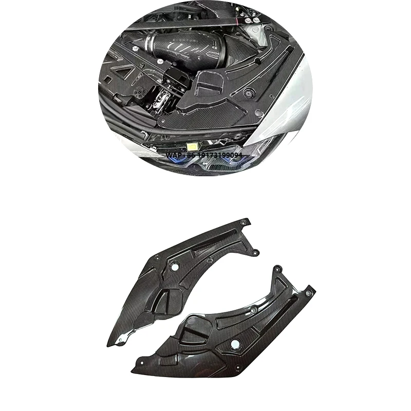 G87 G80 G82 Engine Compartment Headlight Cover for M2 M3 M4 Pre-preg Dry Carbon Fiber Engine Bay Trim Panel Cover 2021+
G87 G80 G82 Engine Compartment Headlight Cover for M2 M3 M4 Pre-preg Dry Carbon Fiber Engine Bay Trim Panel Cover 2021+