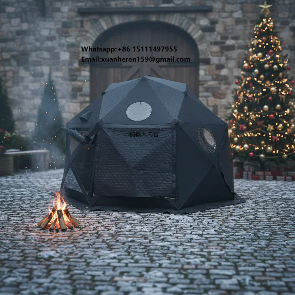 Warmfire Four-Season Waterproof Camping Tent for One Bedroom Triple-Layer with Fiberglass Pole for Hiking Made of Oxford Fabric
Warmfire Four-Season Waterproof Camping Tent for One Bedroom Triple-Layer with Fiberglass Pole for Hiking Made of Oxford Fabric