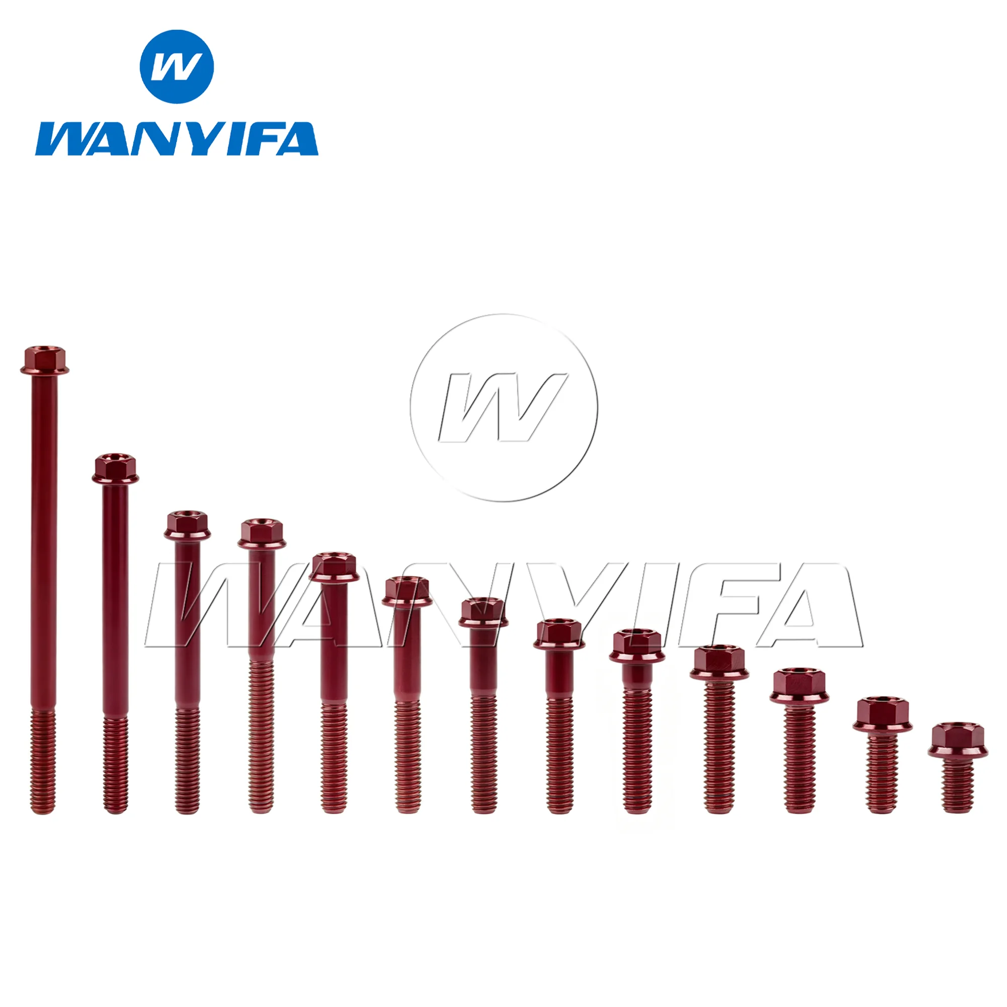 Wanyifa Titanium Alloy Bolts M6x10–50-100mm Small Hex Head Flange Burgundy Screws Suitable for Bicycles and Motorcycles 4/10pcs
Wanyifa Titanium Alloy Bolts M6x10–50-100mm Small Hex Head Flange Burgundy Screws Suitable for Bicycles and Motorcycles 4/10pcs