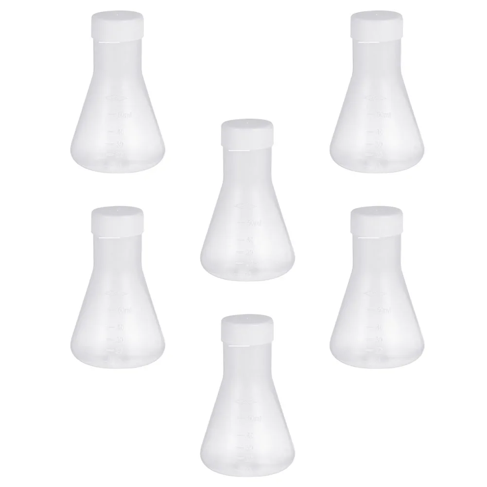 6 Pcs Flask with Lid Laboratory Clear Equipment Erlenmeyer Kit Flasks Lids Screw Cap Science Beaker Bulk Conical
6 Pcs Flask with Lid Laboratory Clear Equipment Erlenmeyer Kit Flasks Lids Screw Cap Science Beaker Bulk Conical