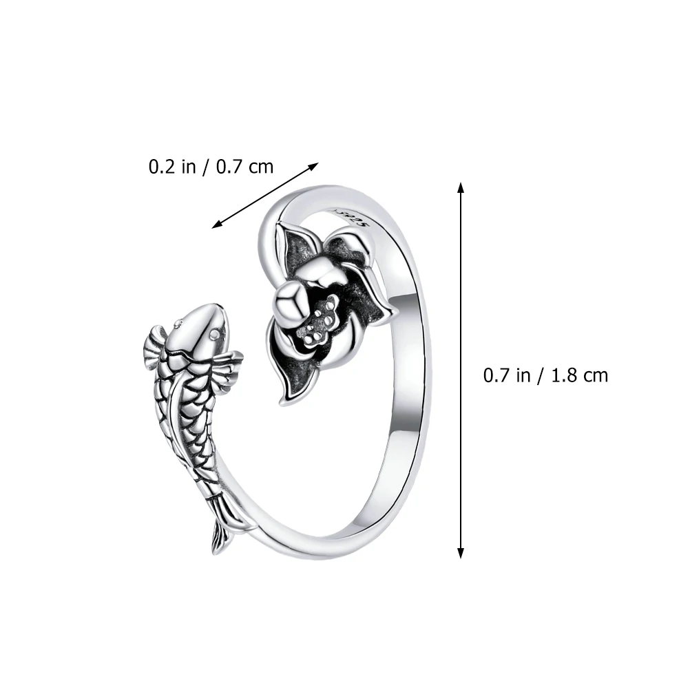 S925 Sterling Silver Lotus Adjustable Open Women Flower Daily Wear Wedding Party Prom Homecoming Jewelry Gift
S925 Sterling Silver Lotus Adjustable Open Women Flower Daily Wear Wedding Party Prom Homecoming Jewelry Gift