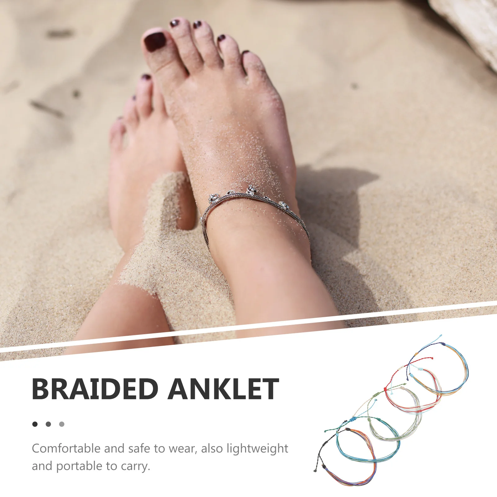 16Pcs Waterproof Anklets Braided Bohemian Decorative Beach Ankle Bracelets Summer Jewelry Friendship String Bracelets for Women
16Pcs Waterproof Anklets Braided Bohemian Decorative Beach Ankle Bracelets Summer Jewelry Friendship String Bracelets for Women