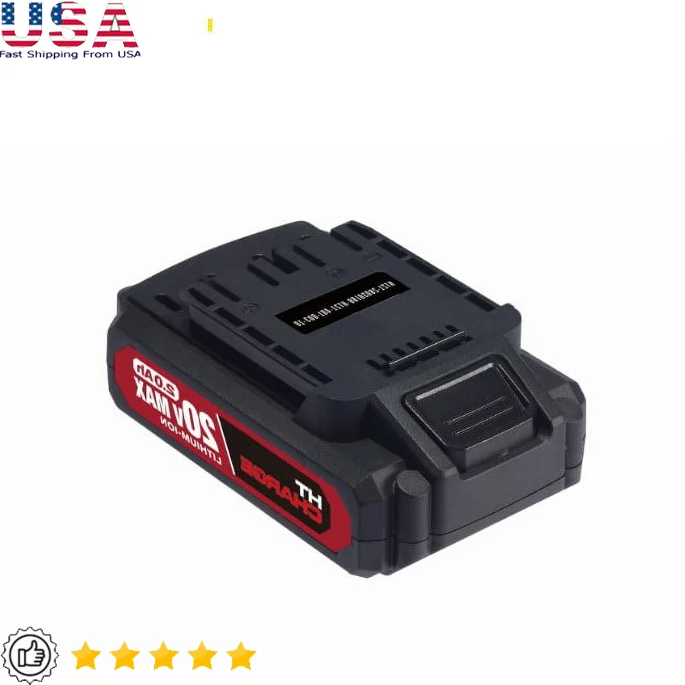 20V Lithium-Ion 2.0Ah Battery High Energy Density Long Runtime Compact Lightweight Power Supply Tools and Projects
20V Lithium-Ion 2.0Ah Battery High Energy Density Long Runtime Compact Lightweight Power Supply Tools and Projects