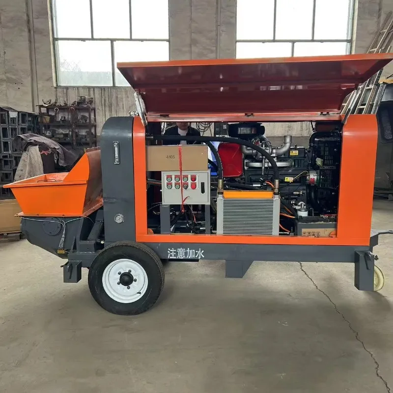 High Quality 10-90 M3 Capacity Mobile Concrete Trailer Pump for Sale
High Quality 10-90 M3 Capacity Mobile Concrete Trailer Pump for Sale