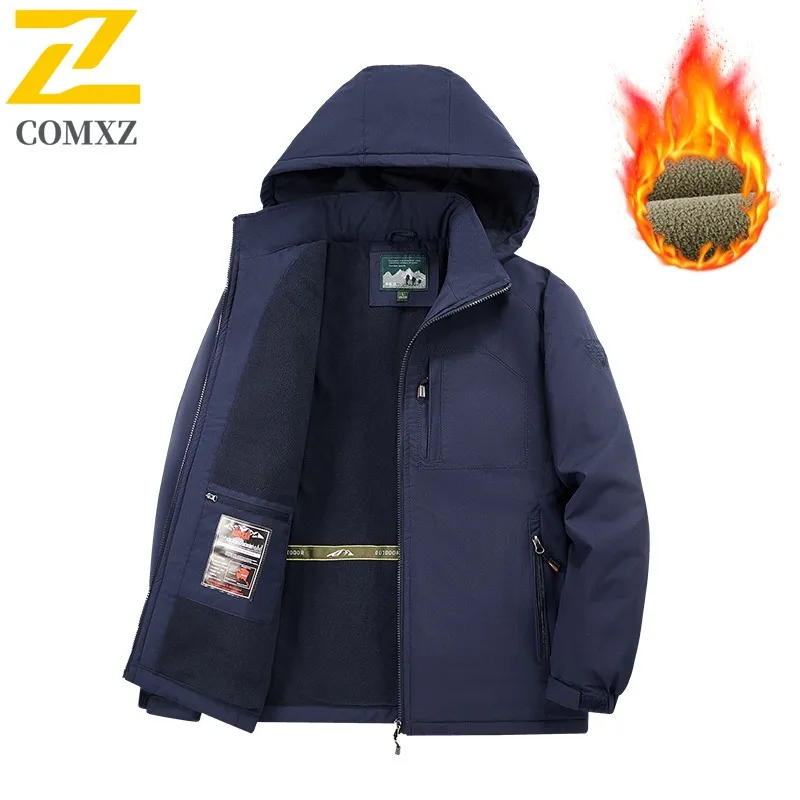 Workwear Style Mid Length Jacket for Men Plush Lined Windbreaker Cold Weather Windproof Multi Pocket Design Outdoor Casual Parka
Workwear Style Mid Length Jacket for Men Plush Lined Windbreaker Cold Weather Windproof Multi Pocket Design Outdoor Casual Parka