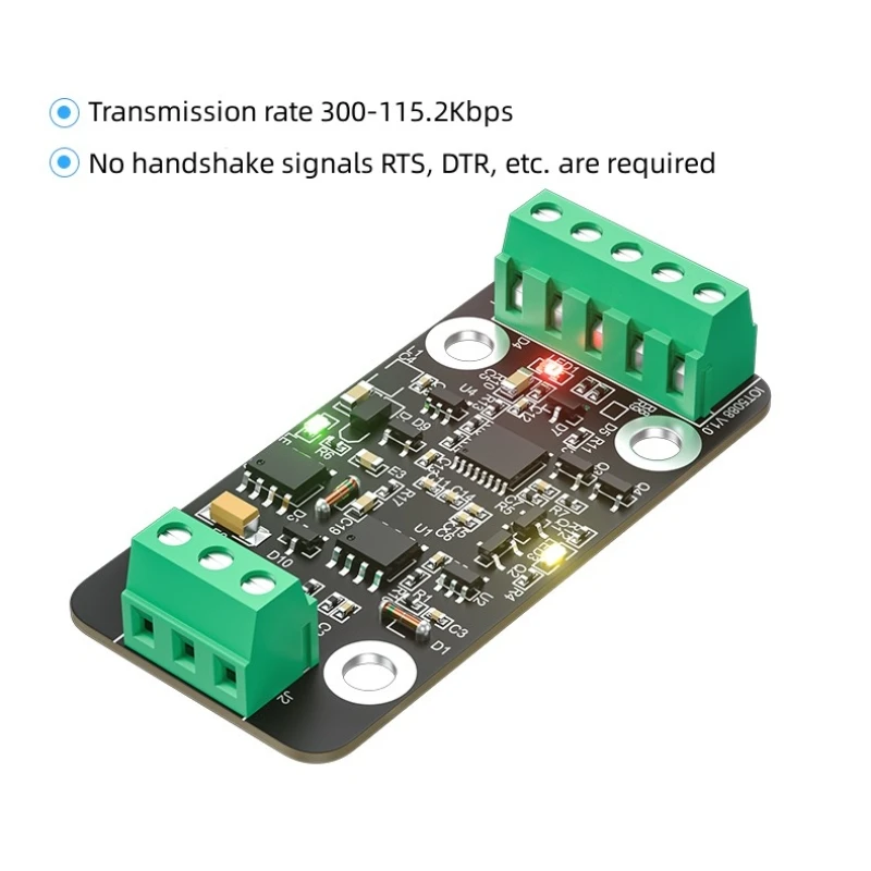 DTECH IOT5088 Пассивный двунаправленный преобразователь RS485 в 232 Модуль двусторонней связи
DTECH IOT5088 Пассивный двунаправленный преобразователь RS485 в 232 Модуль двусторонней связи