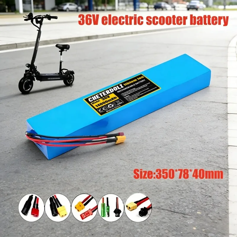 36V 14000mAh 10S4P 18650 Lithium Battery Pack For M365 Electric Scooter 42V 350W/500W Replacement Battery
36V 14000mAh 10S4P 18650 Lithium Battery Pack For M365 Electric Scooter 42V 350W/500W Replacement Battery