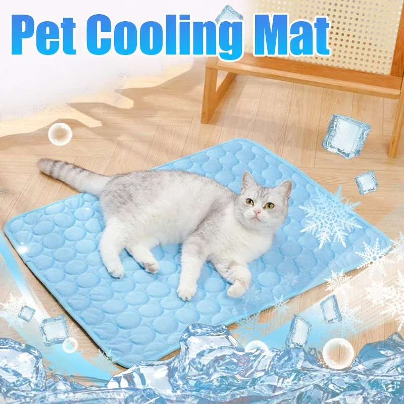 Cooling Cat Mat Summer Pad Mat For Dogs Cat Ice Silk Blanket Sofa Breathable Pet Dog Bed Summer Washable For Small Large Dog Cat
Cooling Cat Mat Summer Pad Mat For Dogs Cat Ice Silk Blanket Sofa Breathable Pet Dog Bed Summer Washable For Small Large Dog Cat