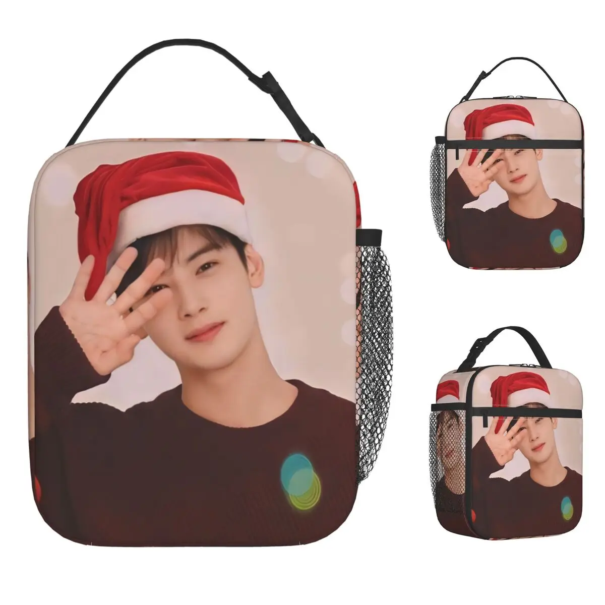 Cha EunWoo Lunch Bag Vintage Lunch Box School Portable Zipper Thermal Lunch Bags For Adult Oxford Print Cooler Bag
Cha EunWoo Lunch Bag Vintage Lunch Box School Portable Zipper Thermal Lunch Bags For Adult Oxford Print Cooler Bag
