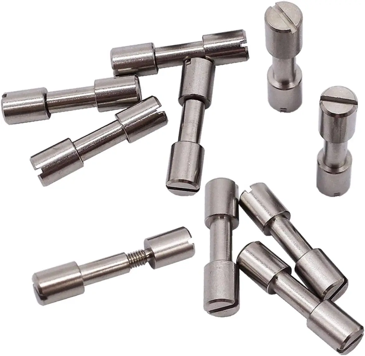 10 Sets Stainless Steel Bracket Bolt Fasteners for Knife Handle DIY EDC Screws with 6mm Head
10 Sets Stainless Steel Bracket Bolt Fasteners for Knife Handle DIY EDC Screws with 6mm Head