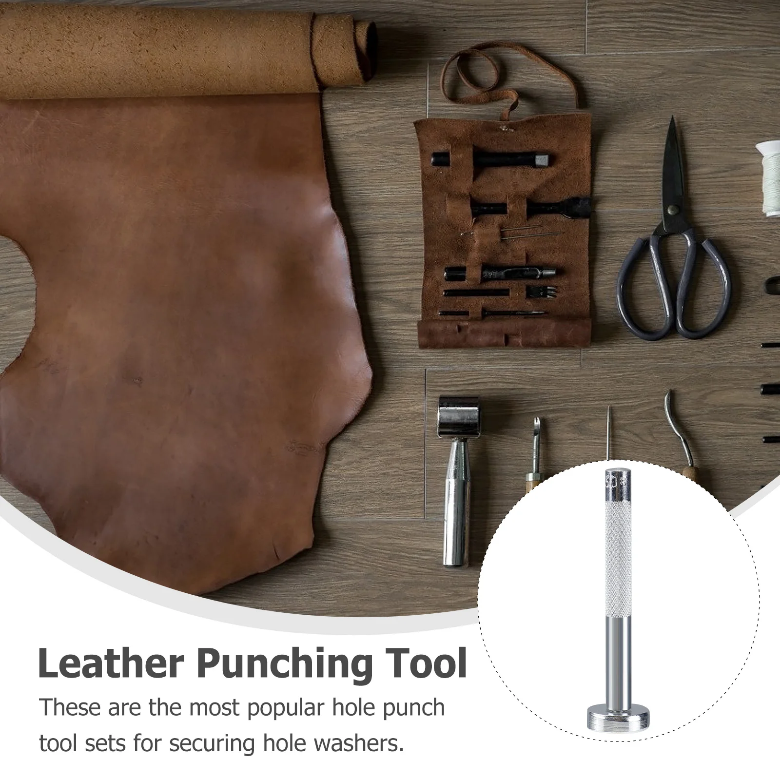 Steel Eyelet Puncher Durable Tool for Professional DIY Leathercraft Clothing Accessories Grommet Punching Tool
Steel Eyelet Puncher Durable Tool for Professional DIY Leathercraft Clothing Accessories Grommet Punching Tool