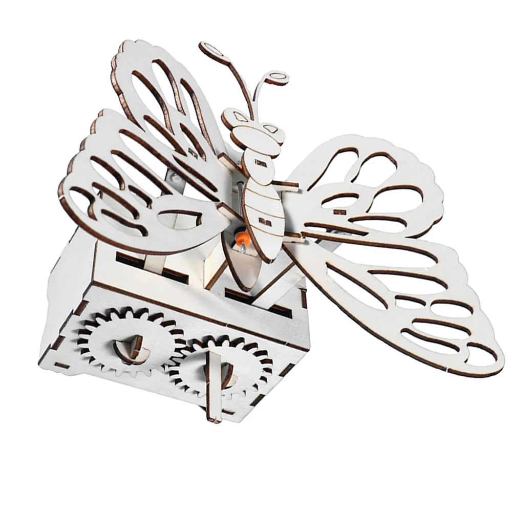 Mechanical Butterfly Toy Kids Playthings DIY Hand Cranked Gear Wood Science Technology
Mechanical Butterfly Toy Kids Playthings DIY Hand Cranked Gear Wood Science Technology