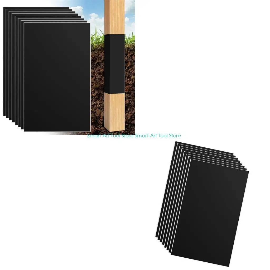 E1PB 8Pcs Fence Post Cover Weatherproof Rot Resistant Post Wrap Protectors for 3-5inch Round and 3-4inch Square Post
E1PB 8Pcs Fence Post Cover Weatherproof Rot Resistant Post Wrap Protectors for 3-5inch Round and 3-4inch Square Post