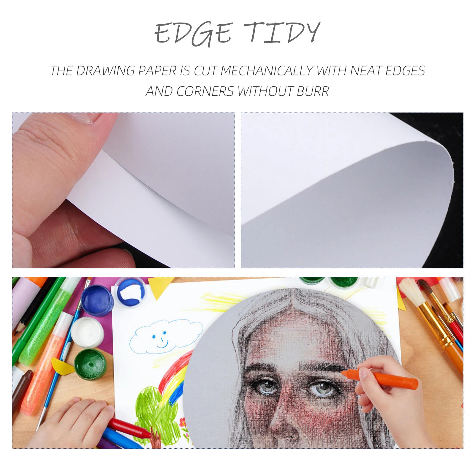 50 Pcs White Card Painting Cardboard DIY Writing Artist Circle Sketch Kids Craft Watercolor
50 Pcs White Card Painting Cardboard DIY Writing Artist Circle Sketch Kids Craft Watercolor