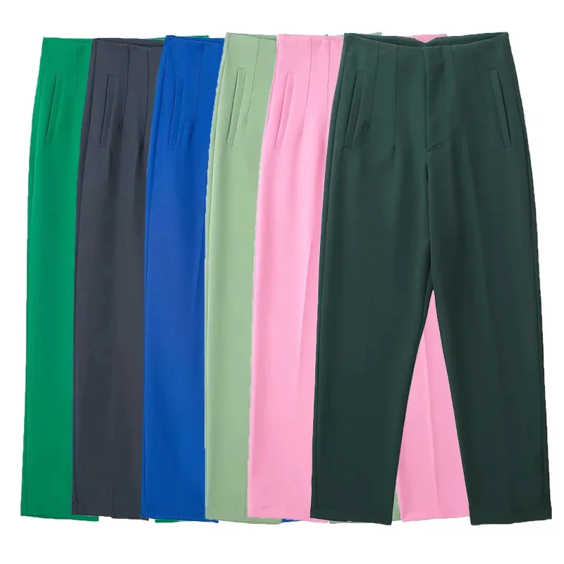 Fashion Office Wear High Waist Pants for Women Formal Pants Office Outfits Pencil Trousers Black Pink White Ladies Pants
Fashion Office Wear High Waist Pants for Women Formal Pants Office Outfits Pencil Trousers Black Pink White Ladies Pants