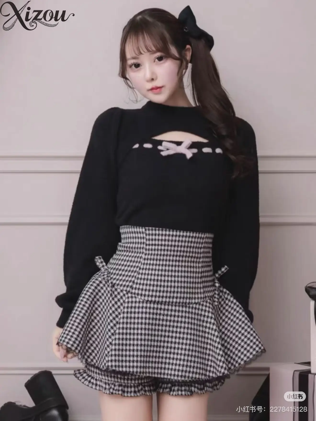 No Label Dark Gray High Waist Culottes Skirt Short Y2K Sweet Lolita A-Line Mini Skirts Lace Trim Bowknot Ruffled Hem Commute
No Label Dark Gray High Waist Culottes Skirt Short Y2K Sweet Lolita A-Line Mini Skirts Lace Trim Bowknot Ruffled Hem Commute