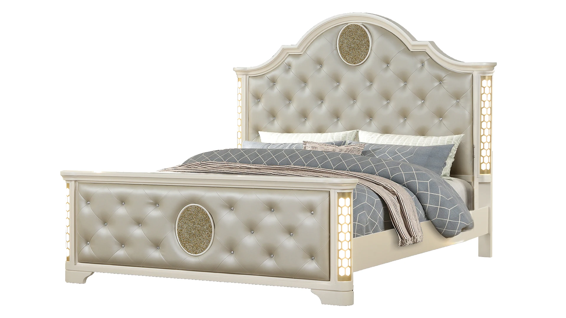 Full Bed Frame with Storage Headboard, Charging Station, Noise-Free, Easy Assembly 81.70x54.30x39 in.
Full Bed Frame with Storage Headboard, Charging Station, Noise-Free, Easy Assembly 81.70x54.30x39 in.