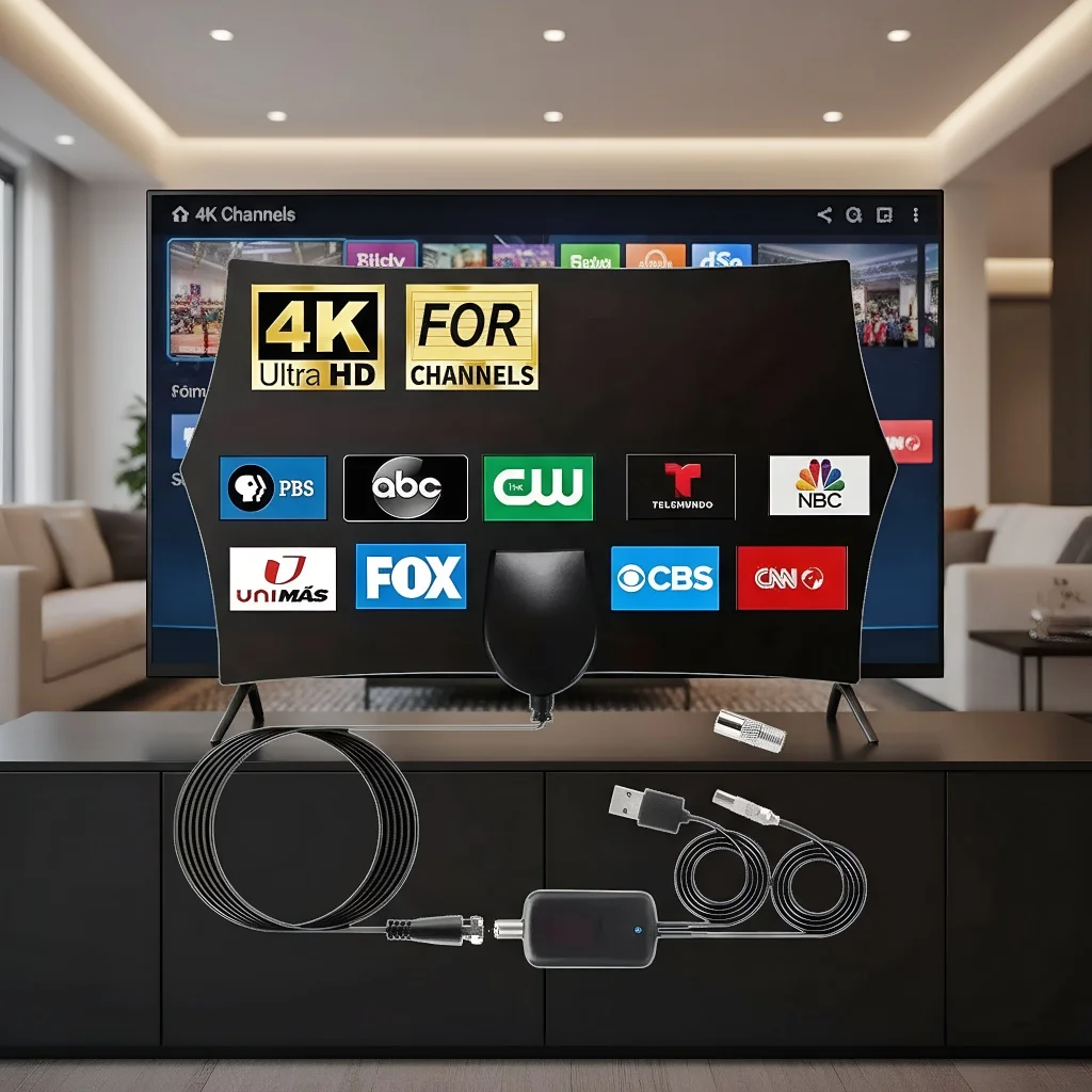  4K1080P HD шестиугольная ТВ-антенна — мощный усилитель сигнала для умных и старых телевизоров
4K1080P HD шестиугольная ТВ-антенна — мощный усилитель сигнала для умных и старых телевизоров 