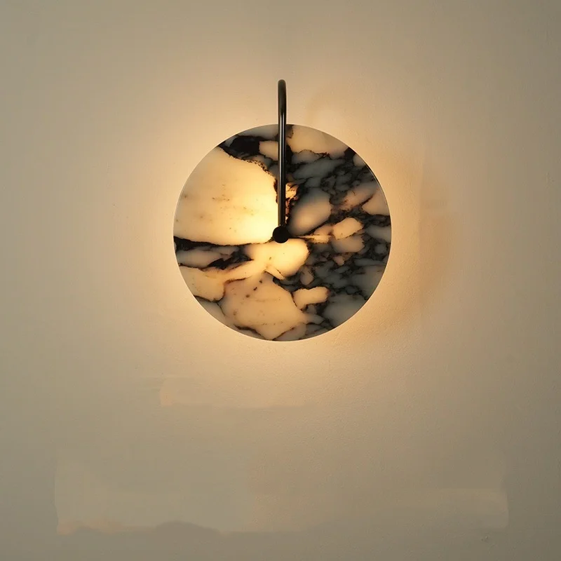 Natural marble wall lamp Living room Bedroom Study room Hotel decorative wall lamp
Natural marble wall lamp Living room Bedroom Study room Hotel decorative wall lamp