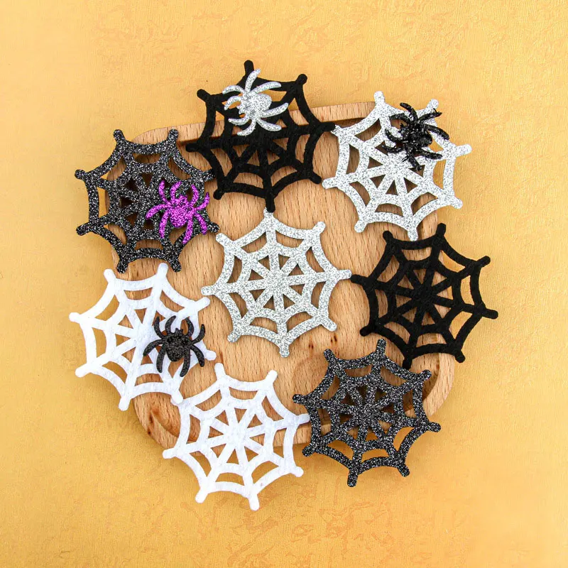 100pcs felt fabric cartoon Halloween spider appliques for Halloween ornament DIY Hair Clip accessories patches
100pcs felt fabric cartoon Halloween spider appliques for Halloween ornament DIY Hair Clip accessories patches