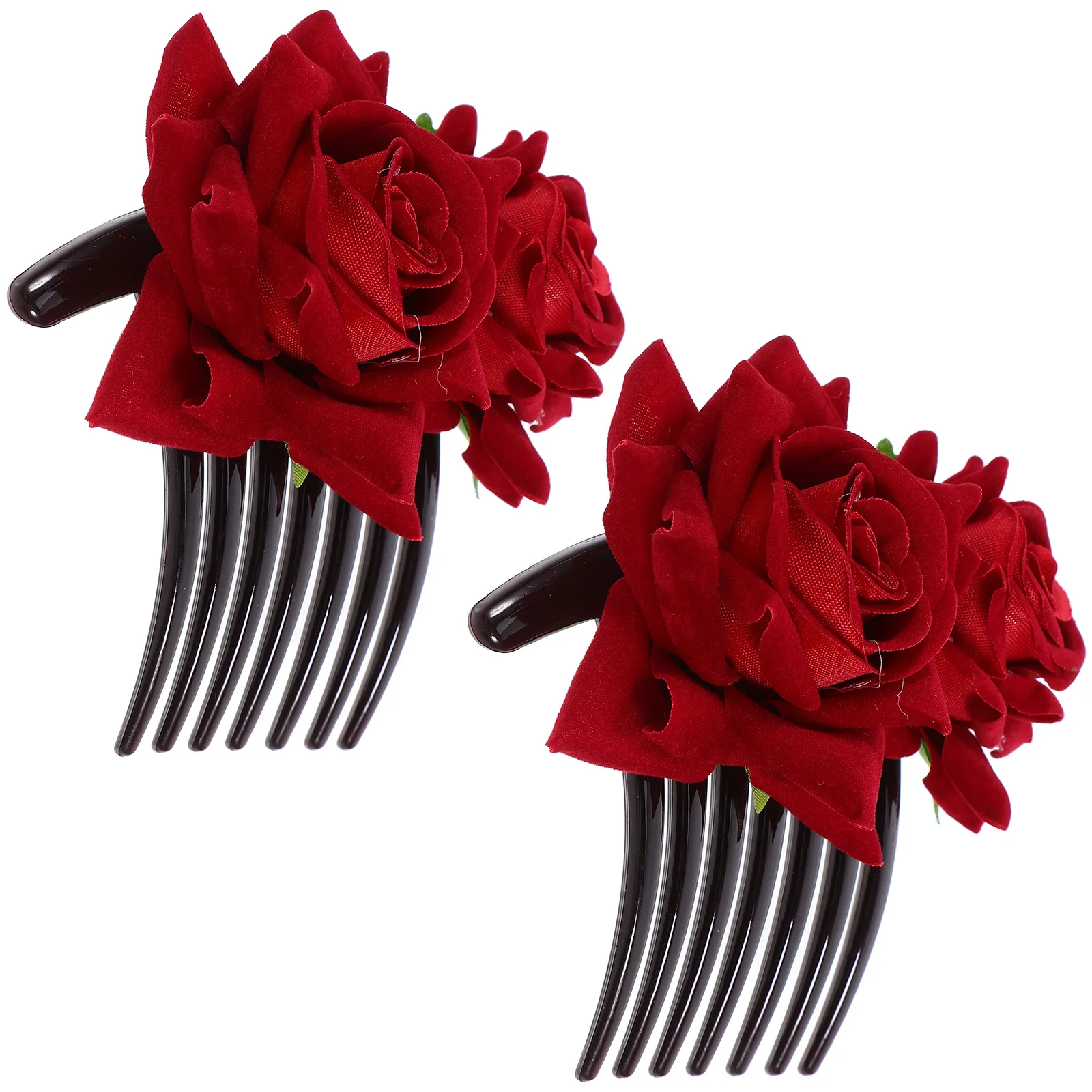 2pcs Rose Flower Hair Comb Fabric Wedding Party Bridal Side Hair Accessory Hold Firmly For Bride Evening Banquet Cosplay
2pcs Rose Flower Hair Comb Fabric Wedding Party Bridal Side Hair Accessory Hold Firmly For Bride Evening Banquet Cosplay