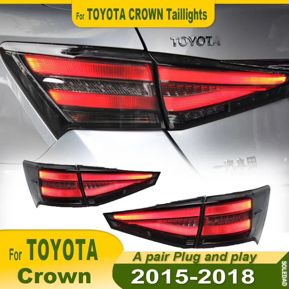 Новый стиль, автомобильный задний фонарь для Toyota Crown 2015-2018, светодиодный задний фонарь DRL, противотуманный тормоз, указатель поворота, аксессуары для заднего вида Plug and play
Новый стиль, автомобильный задний фонарь для Toyota Crown 2015-2018, светодиодный задний фонарь DRL, противотуманный тормоз, указатель поворота, аксессуары для заднего вида Plug and play