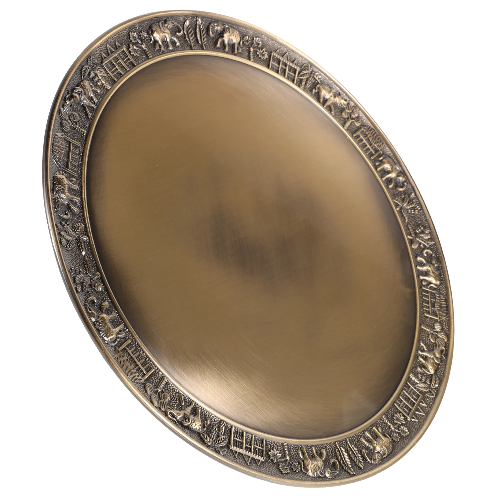 1pcs European Vintage Tray Decorative Royal Metal Fruit Plate Coffee Table Round Centerpiece Tray Tea Trays Home Bar Serving
1pcs European Vintage Tray Decorative Royal Metal Fruit Plate Coffee Table Round Centerpiece Tray Tea Trays Home Bar Serving