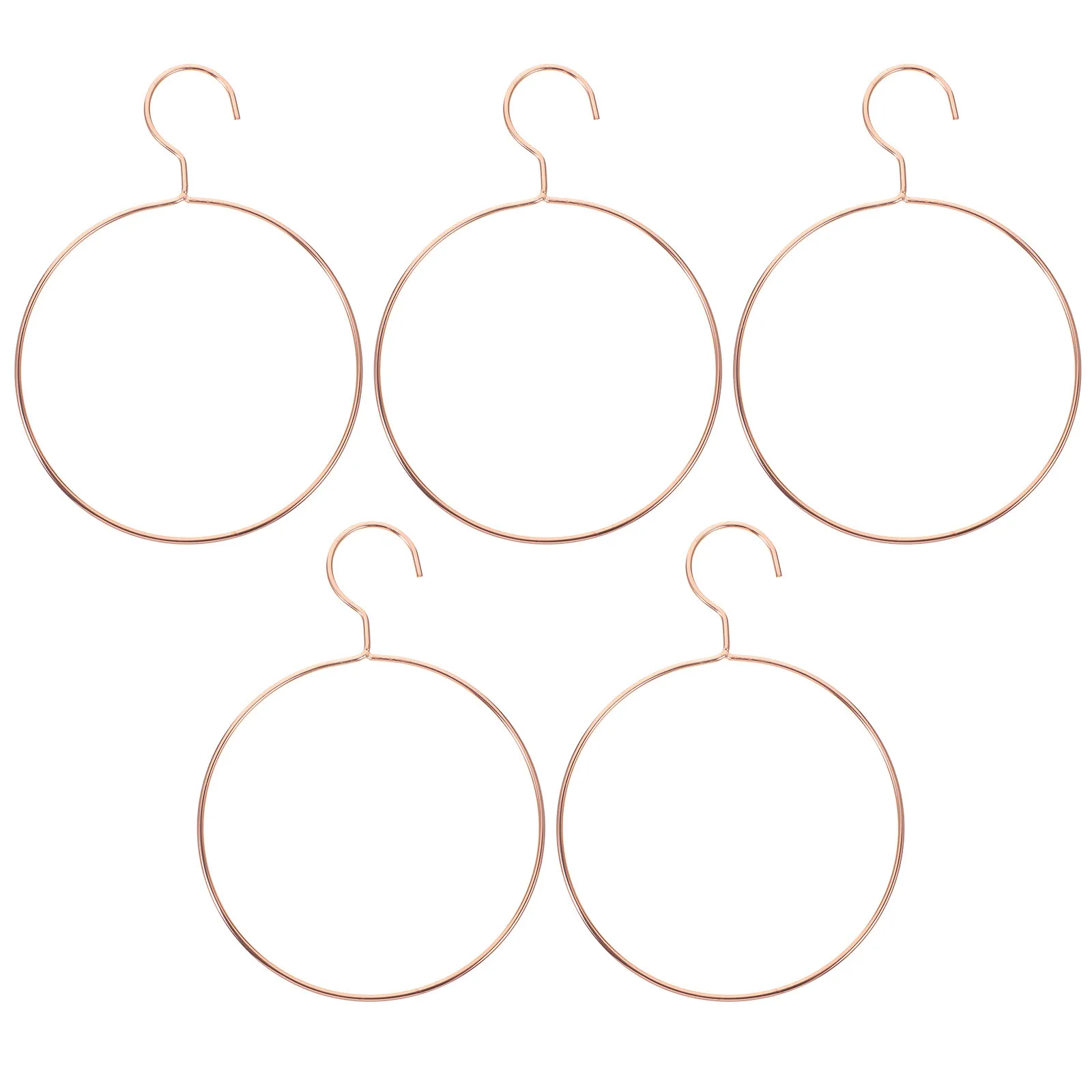 5 Pcs Round Hanger Hangers Suit Gold Scarf Circular Circle for Scarves Rounded Clothes
5 Pcs Round Hanger Hangers Suit Gold Scarf Circular Circle for Scarves Rounded Clothes
