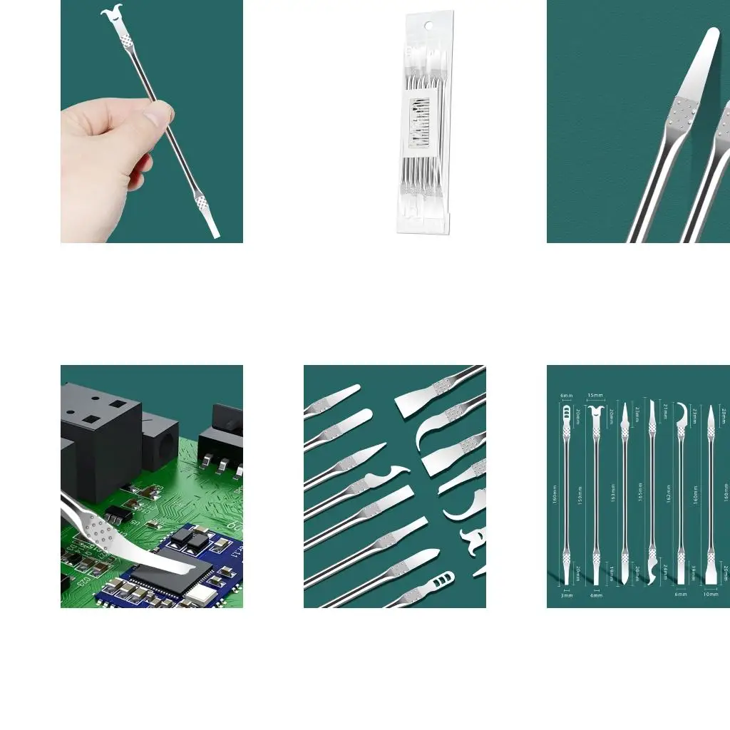 8PEECES Electronics Repair Tool Set High твердость из нержавеющей стали PRY Инструменты для мобильного телефона и таблеток A4WF
8PEECES Electronics Repair Tool Set High твердость из нержавеющей стали PRY Инструменты для мобильного телефона и таблеток A4WF