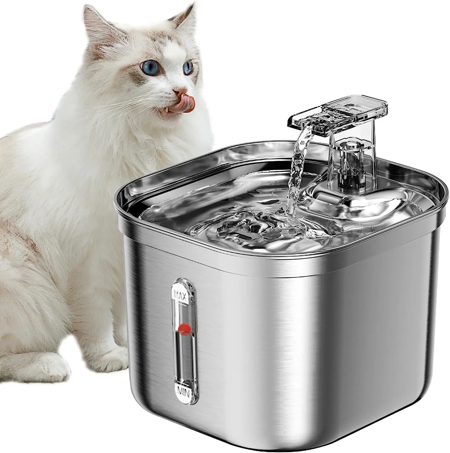 Suitable forFactory Price Stainless Steel Pet Water Fountain-Quiet Hydration Solution with Triple Filtration for Cats & Dogs
Suitable forFactory Price Stainless Steel Pet Water Fountain-Quiet Hydration Solution with Triple Filtration for Cats & Dogs
