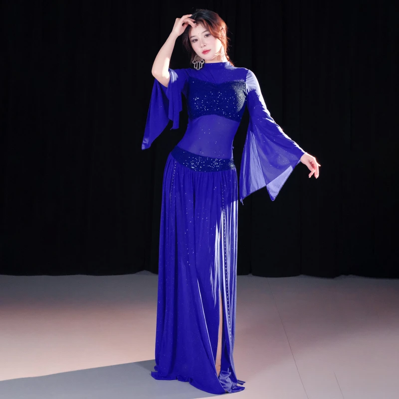 Belly Dance Practice Clothes for Women Comfortable and Breathable Sequin Mesh Set Oriental Dance Professional Training Suit
Belly Dance Practice Clothes for Women Comfortable and Breathable Sequin Mesh Set Oriental Dance Professional Training Suit
